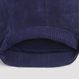 Girls Blue Party Solid Sleeveless Top