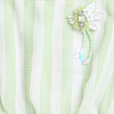 Girls Green Western Printed Sleeveless Top