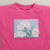 Girls Pink Casual Sleeveless Top
