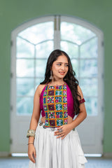Women's Pink Embroidered Festive Wear Blouse