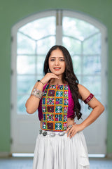 Women's Pink Embroidered Festive Wear Blouse