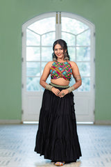 Women's Multicolor Embroidered Festive Wear Blouse