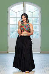 Women's Multicolor Embroidered Festive Wear Blouse