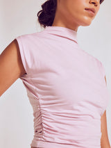 Women's Lilac High Neck Knit Top
