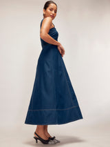 Women's Denim Corset Dress