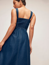 Women's Denim Corset Dress