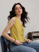 Women's Tie-Ups Cotton Top