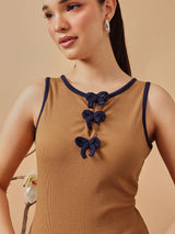 Women's Cotton Bow Top
