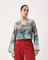 Women's Multicolor Casual Full Sleeves Top