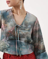 Women's Multicolor Casual Full Sleeves Top
