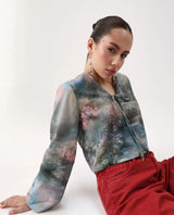 Women's Multicolor Casual Full Sleeves Top