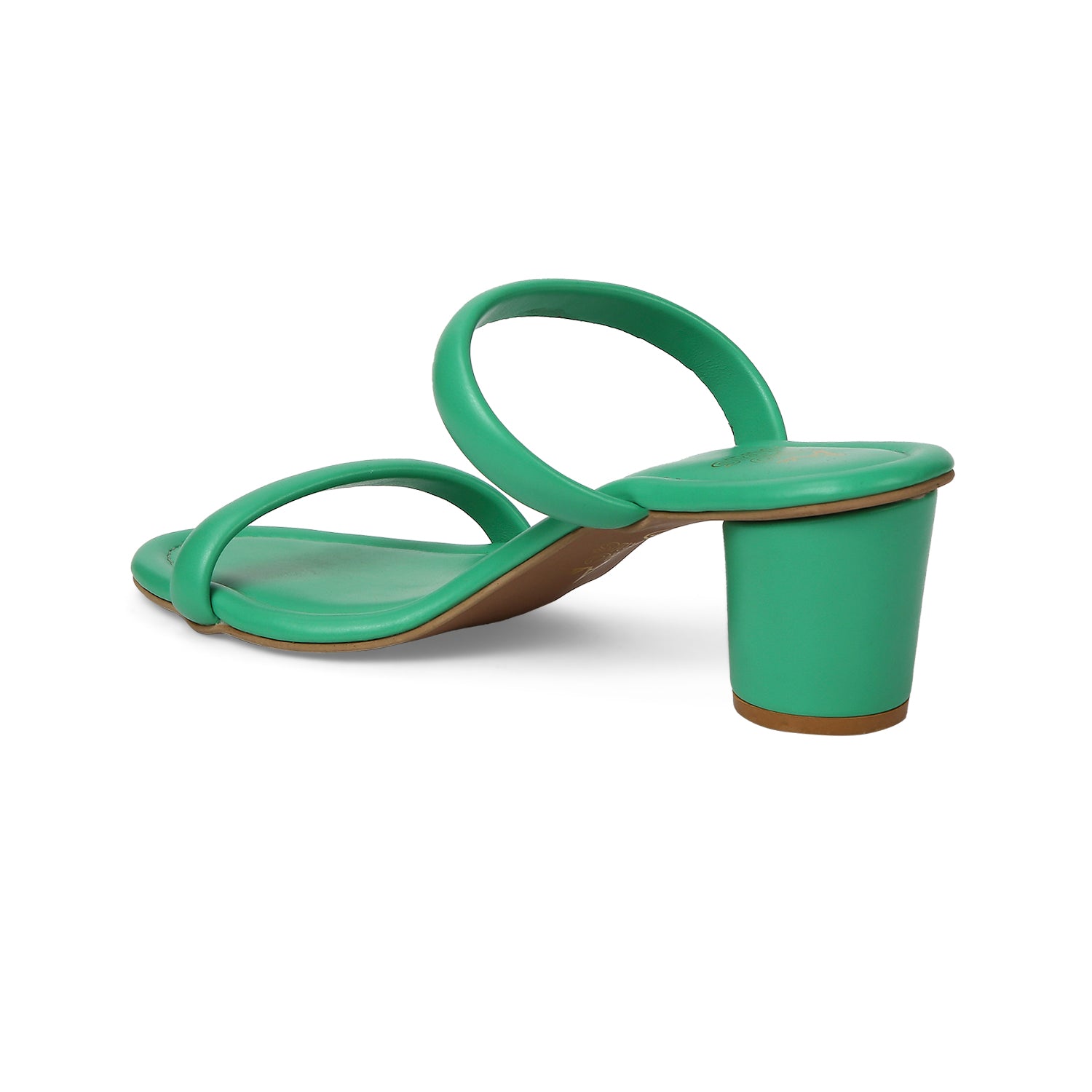 Women's Green Casual PU Slip-Ons