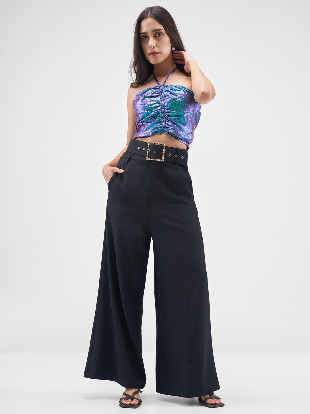 Women's Peacock Casual Jacquard Sleeveless Top