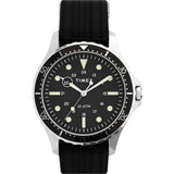 Men's Black Solid Round 41 mm Analogue Watch - TW2T75600