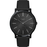 Men's Black Solid Round 40 mm Analogue Watch - TW2V43600