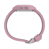 Unisex Pink Solid Square 40 mm Digital Watch - TW5M55800