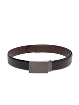 Men's Brown Casual Solid Leather Belt