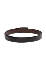 Men's Brown Casual Solid Leather Belt