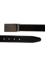 Men's Brown Casual Solid Leather Belt