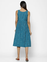 Women's Green Casual Regular Fit Dress