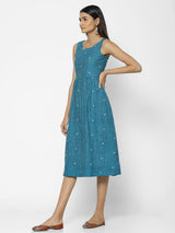 Women's Green Casual Regular Fit Dress