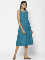 Women's Green Casual Regular Fit Dress