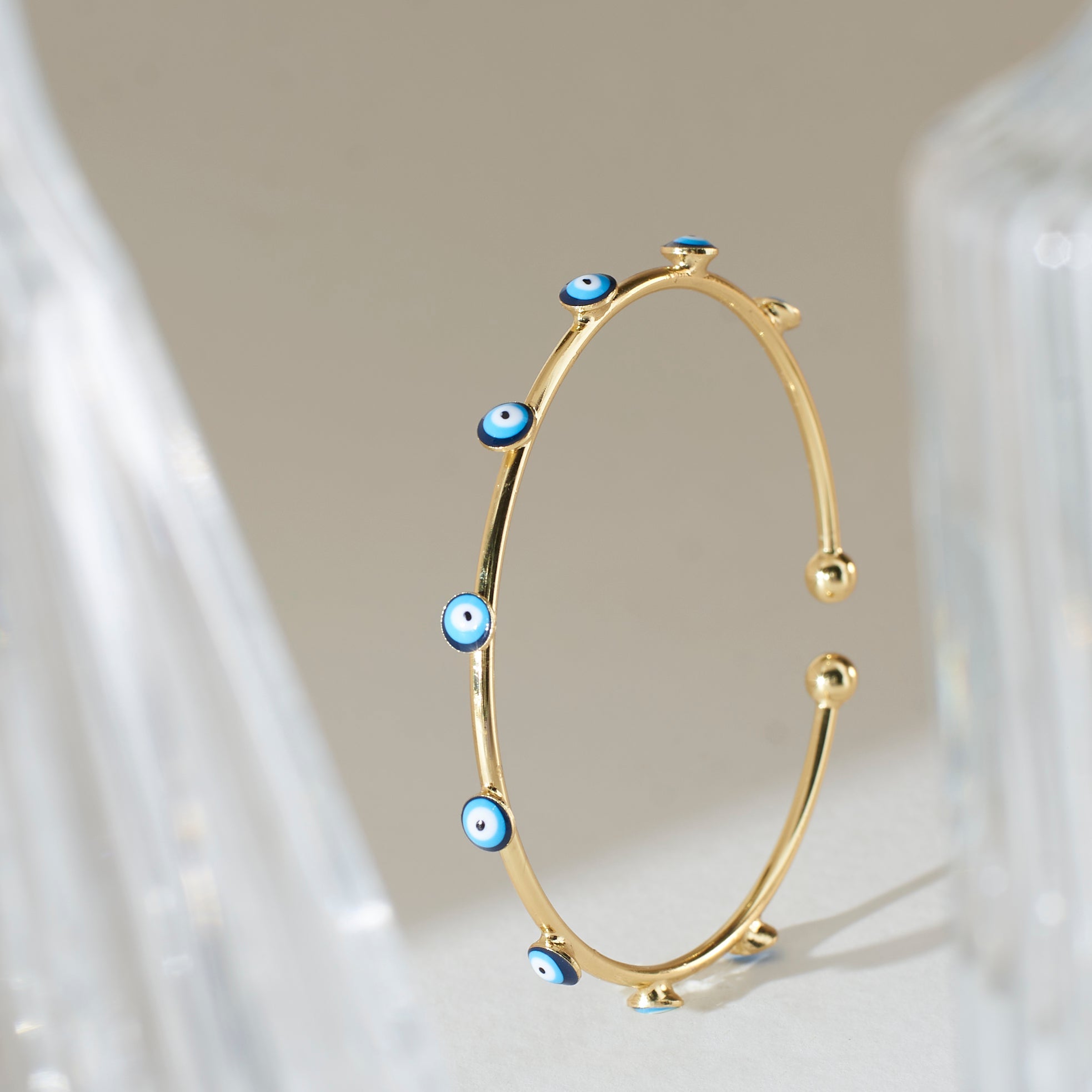 Women's Traditional Evil Eye Bangle