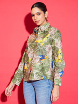 Women's Multicolor Casual Printed Regular Fit Full Sleeves Shirt