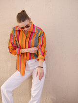 Women's Multicolor Casual Printed Regular Fit Full Sleeves Shirt