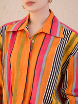 Women's Multicolor Casual Printed Regular Fit Full Sleeves Shirt