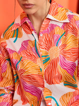 Women's Multicolor Casual Printed Regular Fit Full Sleeves Shirt