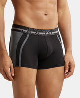 Men's Black Cotton Stretch Trunk