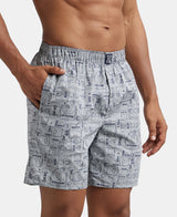 Men's Multicolour Cotton Boxers - Pack of 2