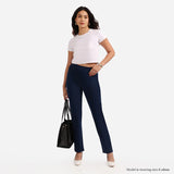Women's Blue Formal Solid Pant