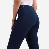 Women's Blue Formal Solid Pant