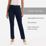 Women's Blue Formal Solid Pant
