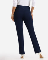 Women's Blue Solid Sports High Rise Trouser