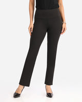 Women's Black Solid Sports High Rise Trouser