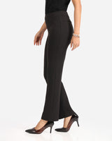 Women's Black Solid Sports High Rise Trouser