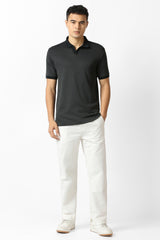 Men's Grey Casual Printed Regular Fit Half Sleeves Tshirt