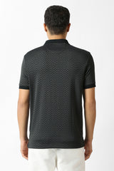 Men's Grey Casual Printed Regular Fit Half Sleeves Tshirt