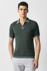 Men's Grey Casual Striped Regular Fit Half Sleeves Tshirt