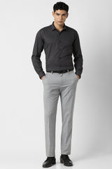 Men's Black Formal Printed Slim Fit Full Sleeves Shirt