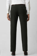 Men's Olive Slim Fit Trouser