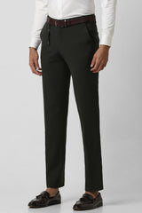 Men's Olive Slim Fit Trouser