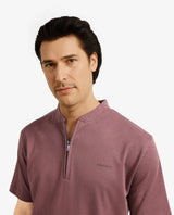 Men's Brown Casual Regular Fit Solid Half Sleeves Tshirt