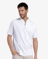 Men's White Casual Regular Fit Solid Half Sleeves Tshirt