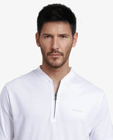 Men's White Casual Regular Fit Solid Half Sleeves Tshirt