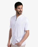 Men's White Casual Regular Fit Solid Half Sleeves Tshirt