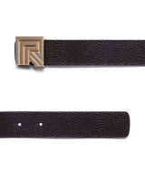 Men's Vero Brown Non Reversible Leather Belt